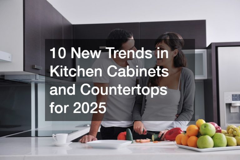 10 New Trends in Kitchen Cabinets and Countertops for 2025